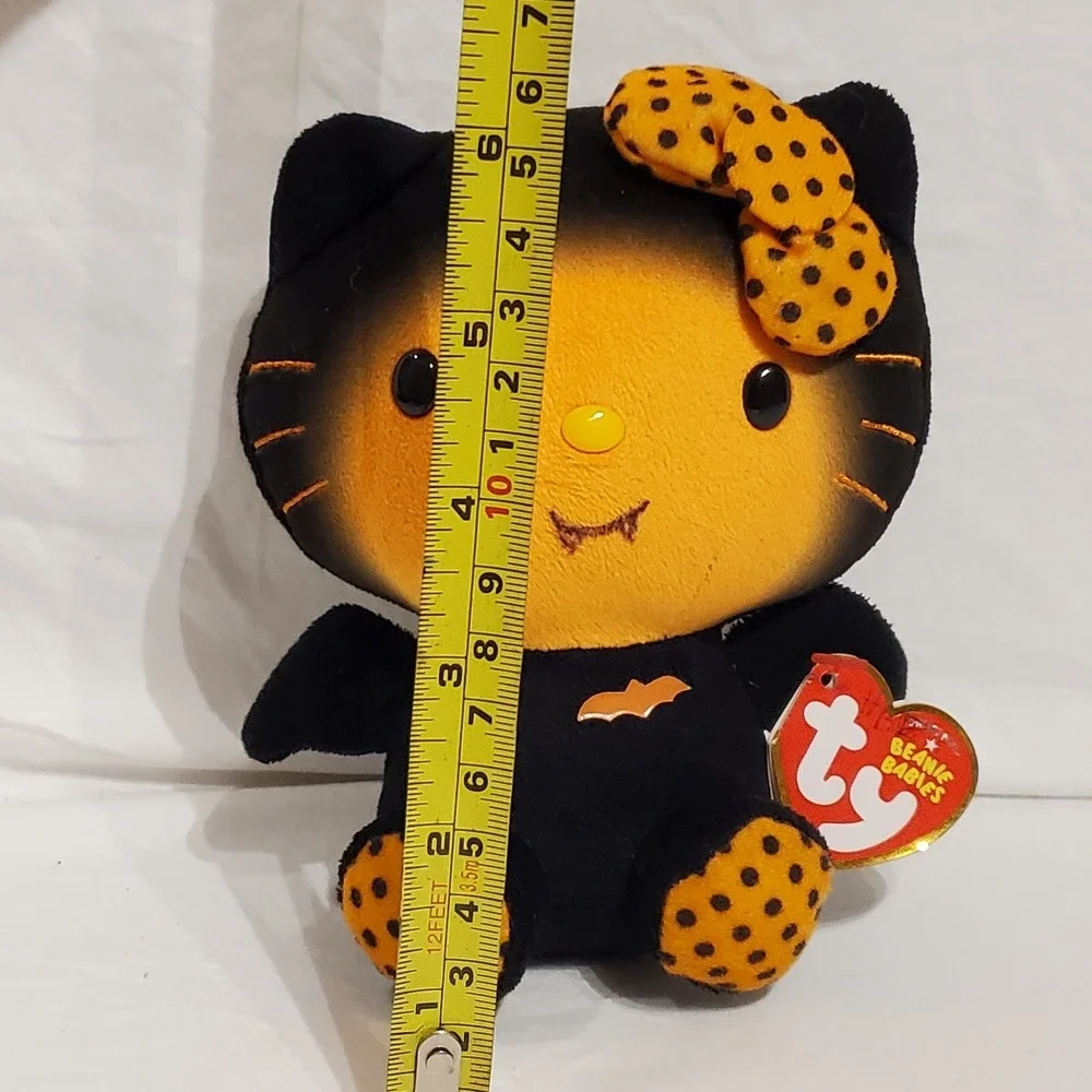 Halloween Hello Kitty Ty Plush Bat Clean. Writing On Hang Tag